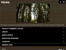 Tablet Screenshot of nelma.org